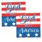 4th of July God Bless America Flag Stars and Stripes Luncheon Napkins 16 Pieces